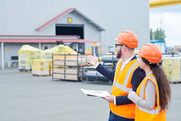 Energy Efficiency Motor Survey - picture shows a guided tour of a facility to find energy saving opportuities