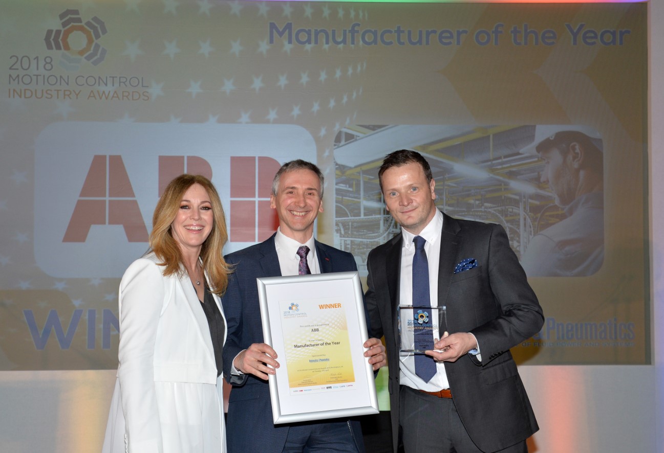 ABB wins Manufacturer of the Year at Motion Control Industry awards