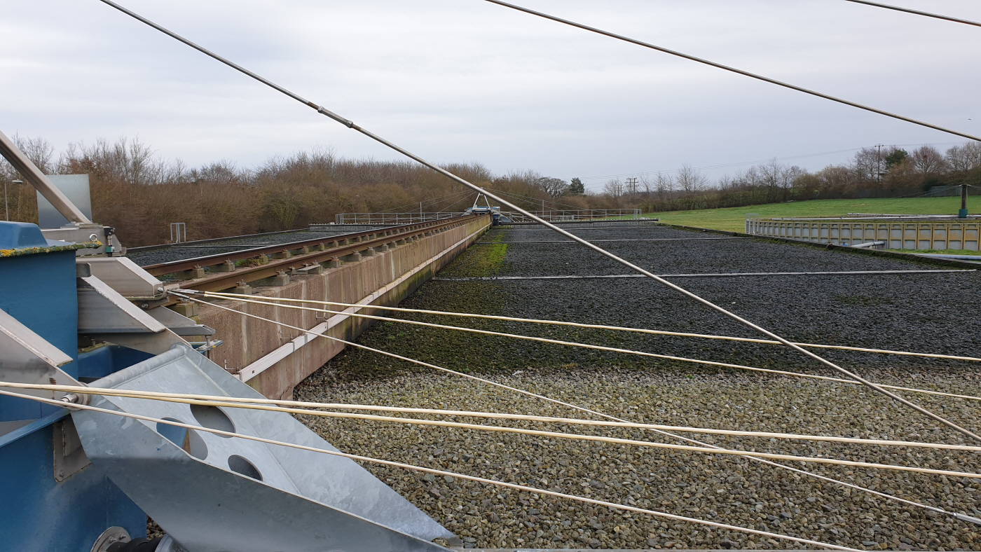 Sewage works saves energy on filter bed application