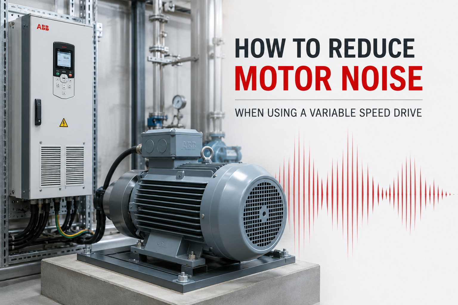 How to Reduce Motor Noise When Using a Variable Speed Drive