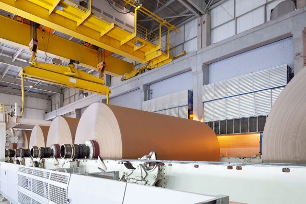 Pulp and Paper Solutions from IDS this image shows large paper reels